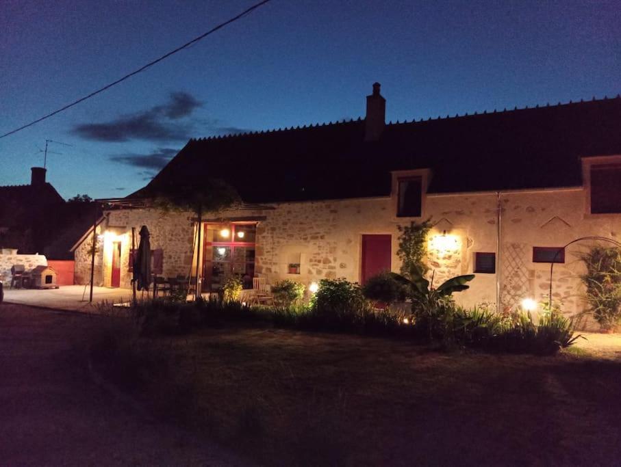Longere Berrichonne, Calme Absolu, 13 Personnes Villa Saint-Pierre-les-Etieux ภายนอก รูปภาพ