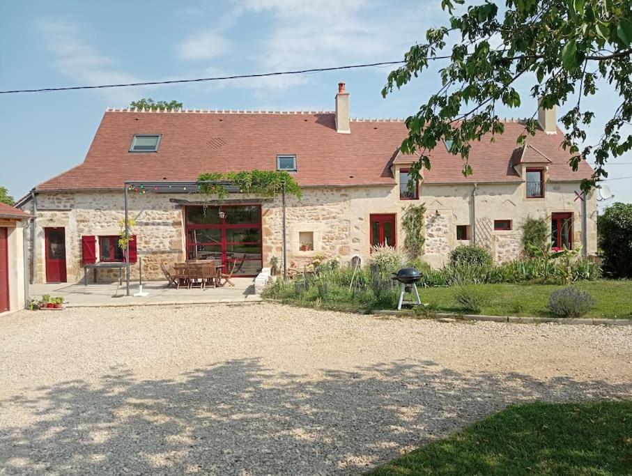 Longere Berrichonne, Calme Absolu, 13 Personnes Villa Saint-Pierre-les-Etieux ภายนอก รูปภาพ